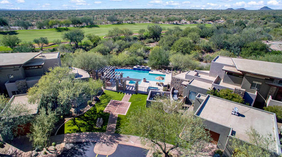 Quintero Golf Club clubhouse and golf course in Peoria Arizona